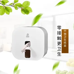 Commercial Center Toilet Plastic Tissue Box, Hotel Bathroom Wall Mounted Toilet Non Punching Dispenser thumbnail-5