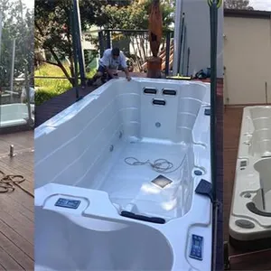 Manufacturer Swimming Piscina Pool Spa Swim Spa Hot Tub Piscina Pool Quality Factory Price Hot Tub thumbnail-5