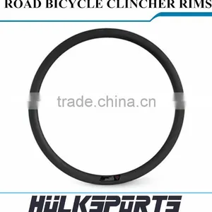 Road Bicycle Wheel Rims 700c 38mm Profile 25mm Width Carbon Road Bike Clincher Wheel Rims Carbon Clincher Wheel Bike Rims thumbnail-3