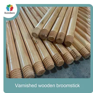 Productos De Limpieza Wooden Mop Stick Palo De Escoba De Madera thumbnail-5