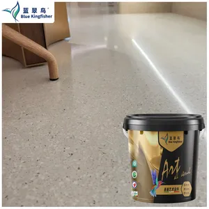 Chinese Blue Kingfisher Epoxy Floor Paint Factory， Apply for Civil Decoration and Can be Customized thumbnail-3