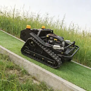 VIGORUN VTLM800 Industrial Crawler Lawn Mower 48V Petrol Engine 452CC 4-Stroke Self Propelled Remote Control Cordless thumbnail-1