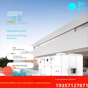Three-in-one Swimming Pool Dehumidification Heat Pump Type Air Conditioning Temperature Control and Dehumidification Equipment Unit With Heat Recovery System for Large Venues thumbnail-2