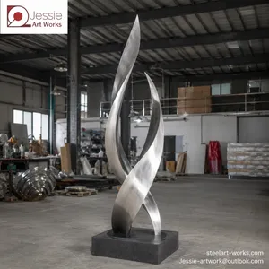 Corten Steel Abstract Sculpture thumbnail-3