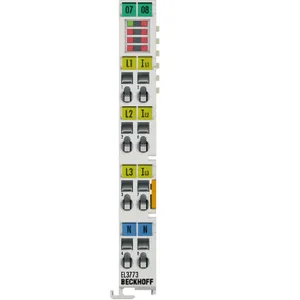Beckhoff EL3773 EtherCAT Power Monitoring Terminal 3-Phase Voltage Current Measurement Module 16-Bit Oversampling thumbnail-1