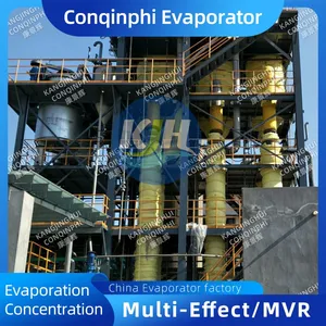 Multi-effect Evaporator MEE With 304 Stainless Steel, PLC Automatic Control, 220V 50Hz, Standard Compliant for Industrial Waste Concentration thumbnail-1
