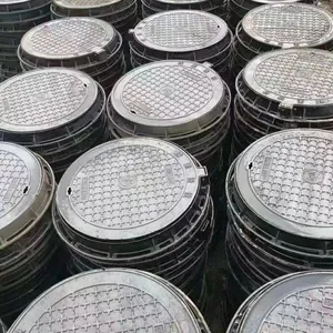 China Wholesale Round Cast Ductile Iron Manhole Cover for Sale thumbnail-3