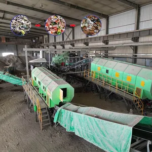 Domestic Waste Recycling Plant Waste Sorting and Recycling Line Landfill Aged Mixed Garbage Sorting Processing Equipment thumbnail-1