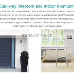 7" Wired Video Door Phone Hands-free Intercom Night Vision Camera Color Monitor thumbnail-5