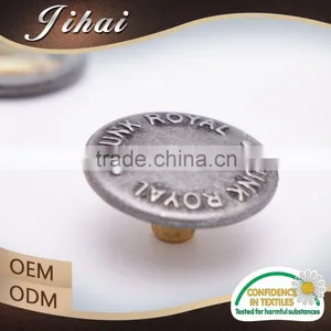 New Product Metal Button Shoes Denim Rivets For Jeans thumbnail-1