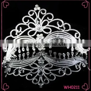 New Designs Jewelry Big Pageant Crowns for Sale Diamond Hair Accessories thumbnail-1