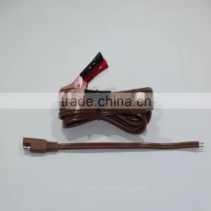 Hot WIRE Brown Color SAE To Clips To SAE Connetor Power Cable SET thumbnail-1