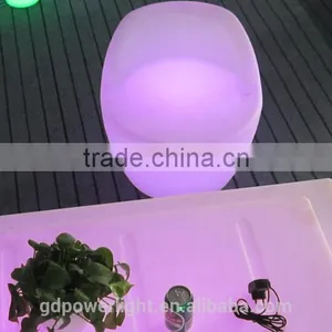 New Rechargeable PE Plastic Chair Stool With LED Light and Remote Control YXF-5653 thumbnail-3