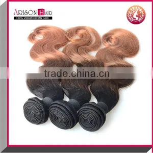 T Hair Products Ombre Hair Extensions 8A Brazilian Virgin Hair Body Wave 3pcs Brazilian Human Hair Weave Bundles 1B 4 30 thumbnail-2