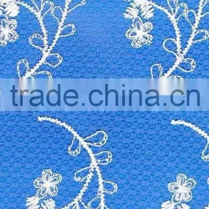 White Embroidery Designs Flowers Lace thumbnail-1