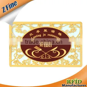 Stainless Steel/gold Hollow Out Metal Card /metal Busniess Card thumbnail-1
