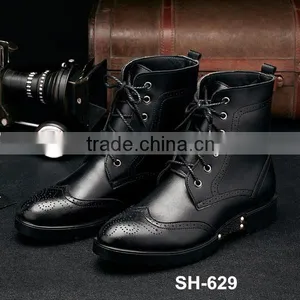 Wholesale Top Sale Fashion Leather Shoes Boots for Man SH-629 thumbnail-1