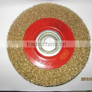 CIRCULAR CRIMPED WIRE BRUSH,cepillo Circular Latonado de thumbnail-3