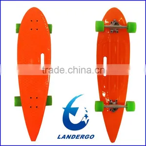 CEEN13613 Approved Orange Long Cruiser Skateboard, thumbnail-1