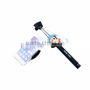 Newest Colorful Cute Silicon Cheap Monopod Selfie Stic thumbnail-1