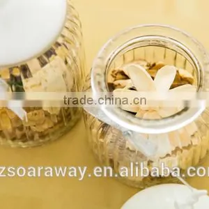 Glass Storage Glass Canister Jars for Dried Fruit Flower Tea / Glass Tea Tin / Glass Pot thumbnail-5