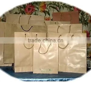 Eyelet-Rope Handle Kraft Paper Bags ERHPB-0009 thumbnail-1