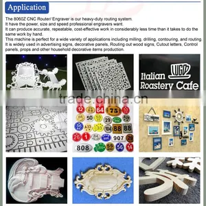 Mini Cnc Router USB Port 8060Z-USB 1500W Mini Cnc Milling Machine for Hard Metal Aluminum Wooden Working Quality Choice thumbnail-5