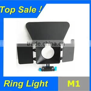 Matte Box M1 for 15MM Rail Rod Support Follow Focus 550D 60D 600D 5D2 Dslr Camera thumbnail-1