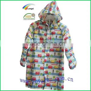 Summer Fashional Midi Pattern The Princess Style Strawberry Kids Raincoat thumbnail-5