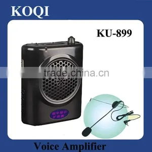25 Watts Portable Waistband Megaphone Support MP3,USB,TF Card ,FM Radio(KU-899) Black thumbnail-1