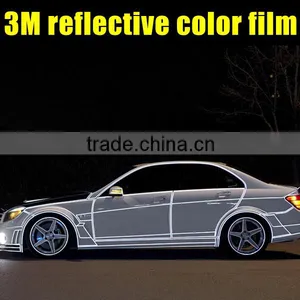 Top Quality 3m Reflective Vinyl Film for Car 1.5cmx46m per Roll thumbnail-1