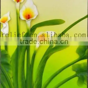 White Calla Flower Art Painting thumbnail-1