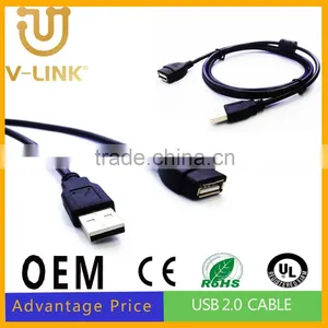 Wholesale Plug and Play Usb Cable 2.0 , Male to Female Usb Cable Used Mobile Phone thumbnail-1
