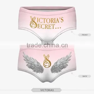 Children's Cute Panties Pug Dog Cut Cat Sexy Girls Tight Lingerie Stretchy Underpanties 3d Digital Full Print Custom Hot Sale thumbnail-2