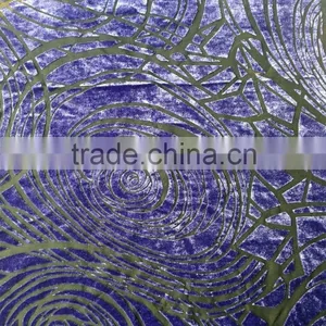 Color Brilliancy of Devoured Out Visco Silk Velvet Fabric thumbnail-1