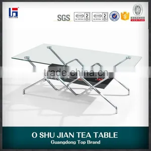 2015 OSHUJIAN Bent Glass Coffee Table SJ119 thumbnail-1