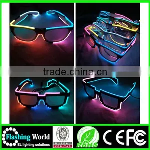 Newest China Wholesale el Sound Activated Sunglasses thumbnail-2