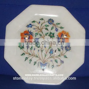 Marble Inlay Plate, Inlay Marble Plate thumbnail-1