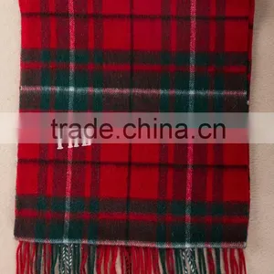 Wholesale Cheap Wool RedTartan Scarf WCS14112218 thumbnail-2