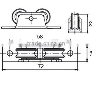 Non-frame Roller Bearing,Nylon Pulley thumbnail-6