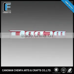 Personality Chrome 3m Adhesive Car Badges Emblems thumbnail-1