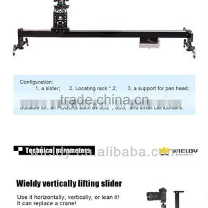Multiple Function DSLR Camera Slider/ Vertically Lifting Video Slider/ Cannon Camera Slider thumbnail-4