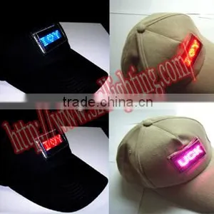 Custom el Flashing Caps 100% Cotton Caps thumbnail-1