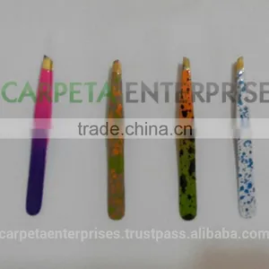 Lash and Brows Volume Tweezers/ Volume Eyelash Extension Tweezers/ Sharp Pointed Tweezrs/ Powder Coated Eyelash Color Tweezers thumbnail-6