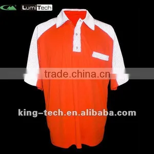 Men's Reflective Safety Clothing T- Shirt Polo thumbnail-1