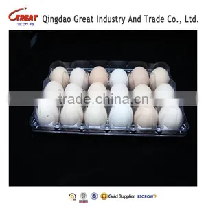Disposable PET Plastic Eggs Tray 15 Holes thumbnail-2