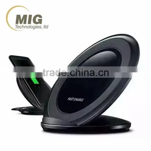 For Samsung Galaxy S7 S7 Edge Qi Fast Charger Wireless Phone Charger Stand PDA thumbnail-1