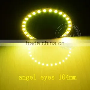 DC12v Epistar Chips 5050 Smd White PCB Semi Circle 104mm Angel Eyes LED Auto Parts Accessories for vw thumbnail-1