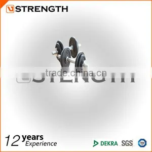 50KGS CAST IRON/CHROME DUMBBELL SET thumbnail-2