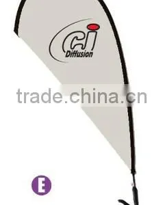 Marketing Feather Flag With Double Side Printing and Car Base thumbnail-5
